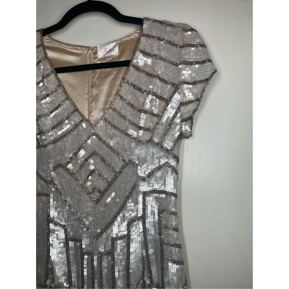 Parker Revolve Silk Sequin Serena mini cocktail Dress size xs - Picture 4 of 16
